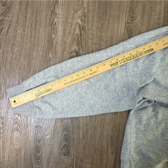 Beyond Yoga LuxeFleece Oversized Crewneck Sweatshirt Grey Sz L NF7947 Womens EUC - Picture 8 of 12